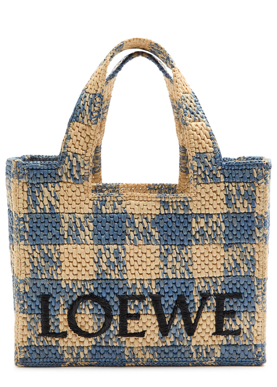 Loewe X Paula's Ibiza Font Raffia Tote bag - Natural - One Size