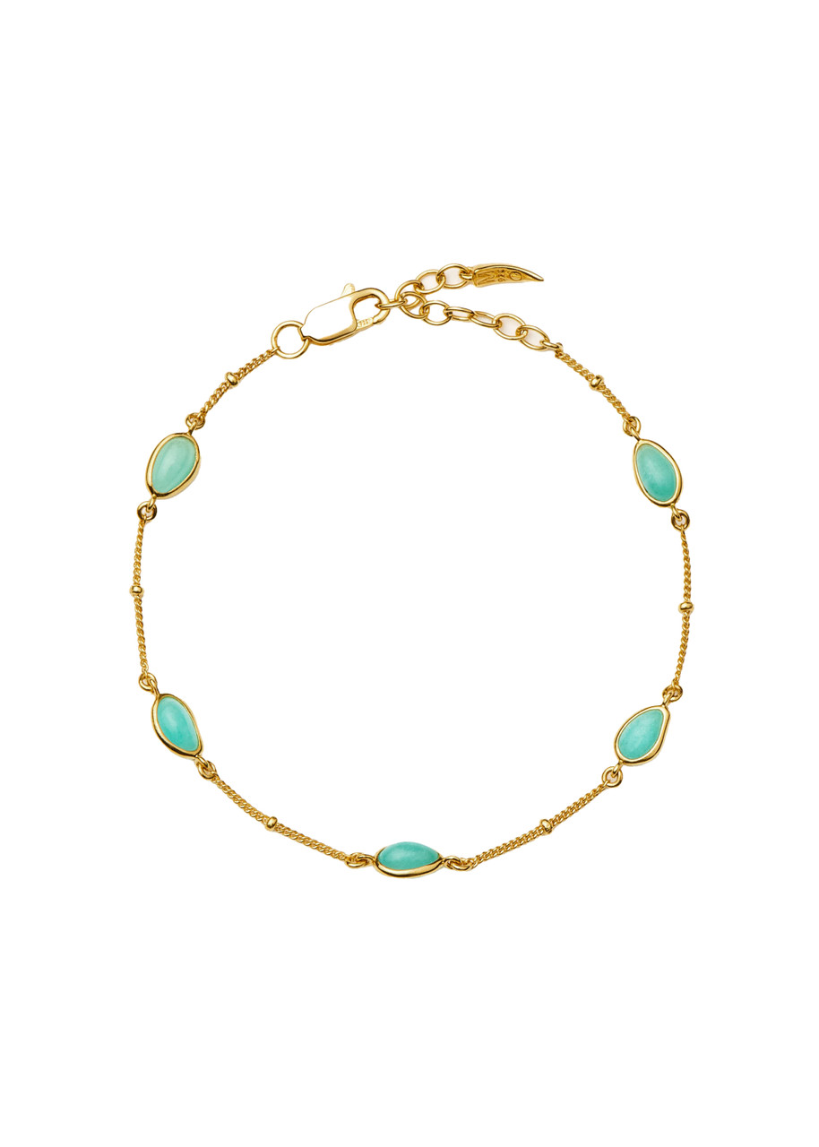 Missoma Magma 18kt Gold Vermeil Charm Bracelet - S