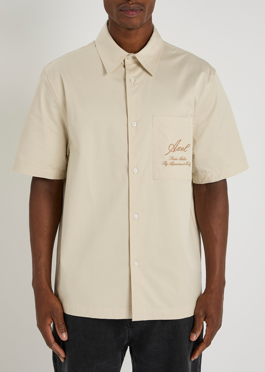 Axel Arigato Stitch Shirt With Logo Embroidery