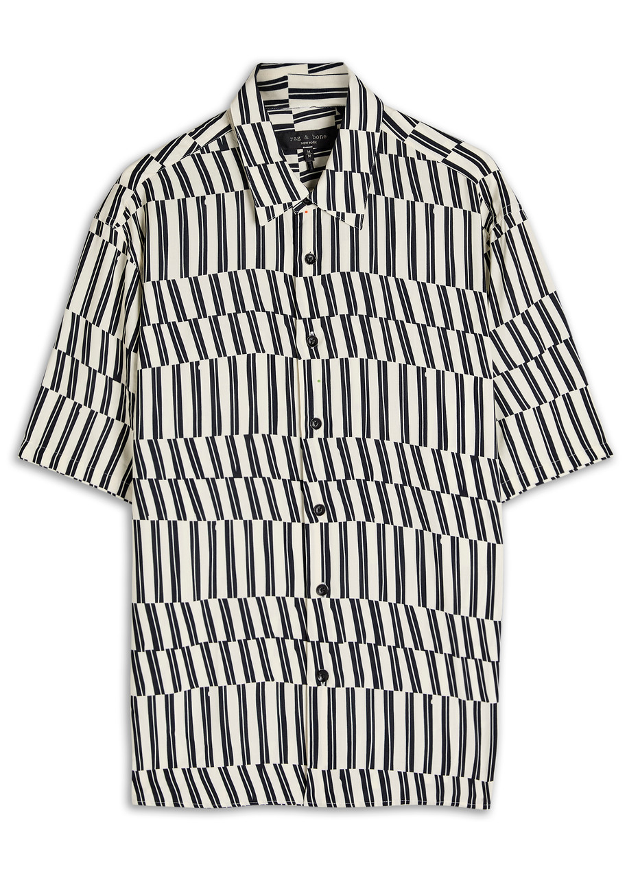 Rag & Bone Dalton Print Short Sleeve Button-up Shirt