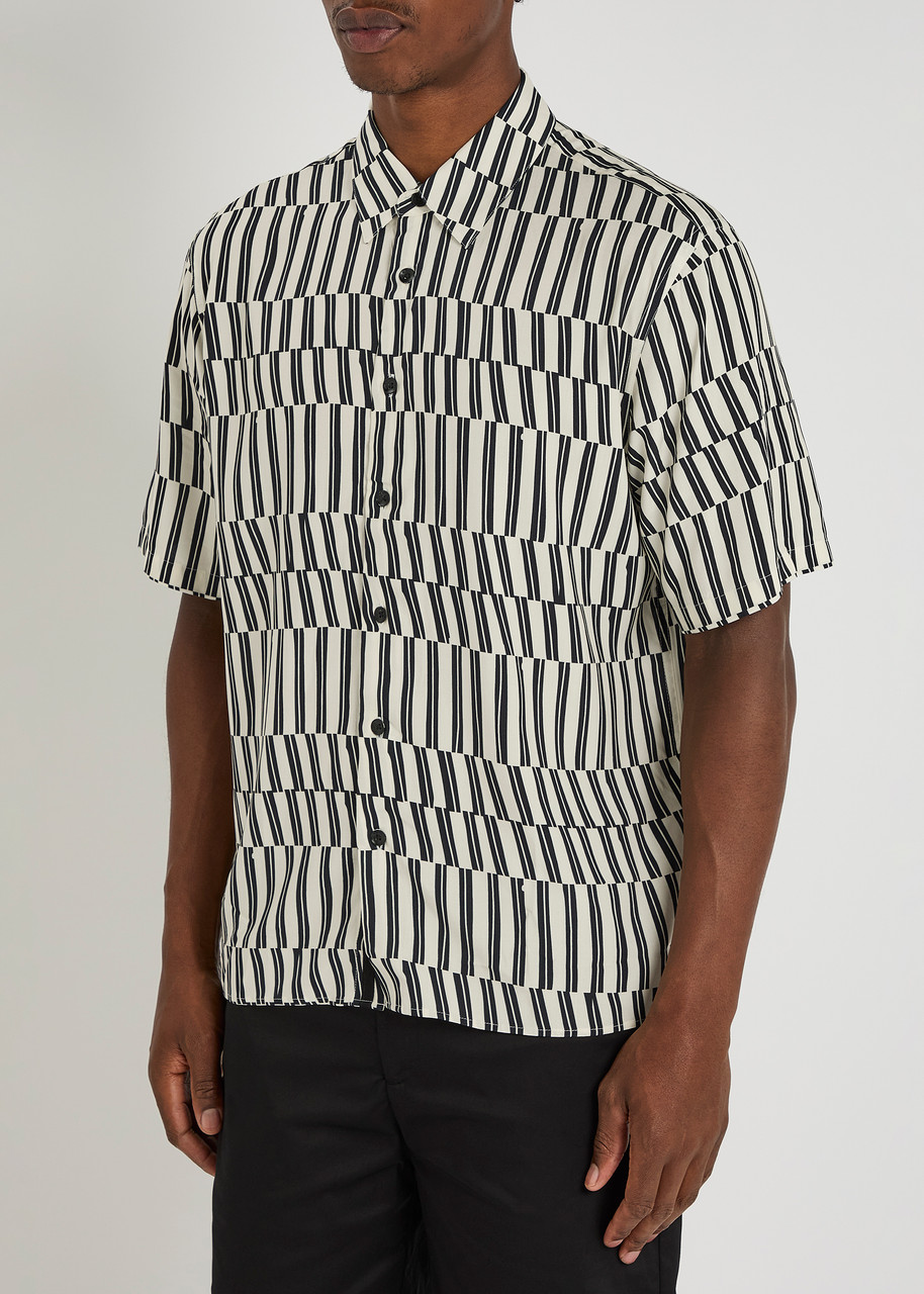 Rag & Bone Dalton Print Short Sleeve Button-up Shirt