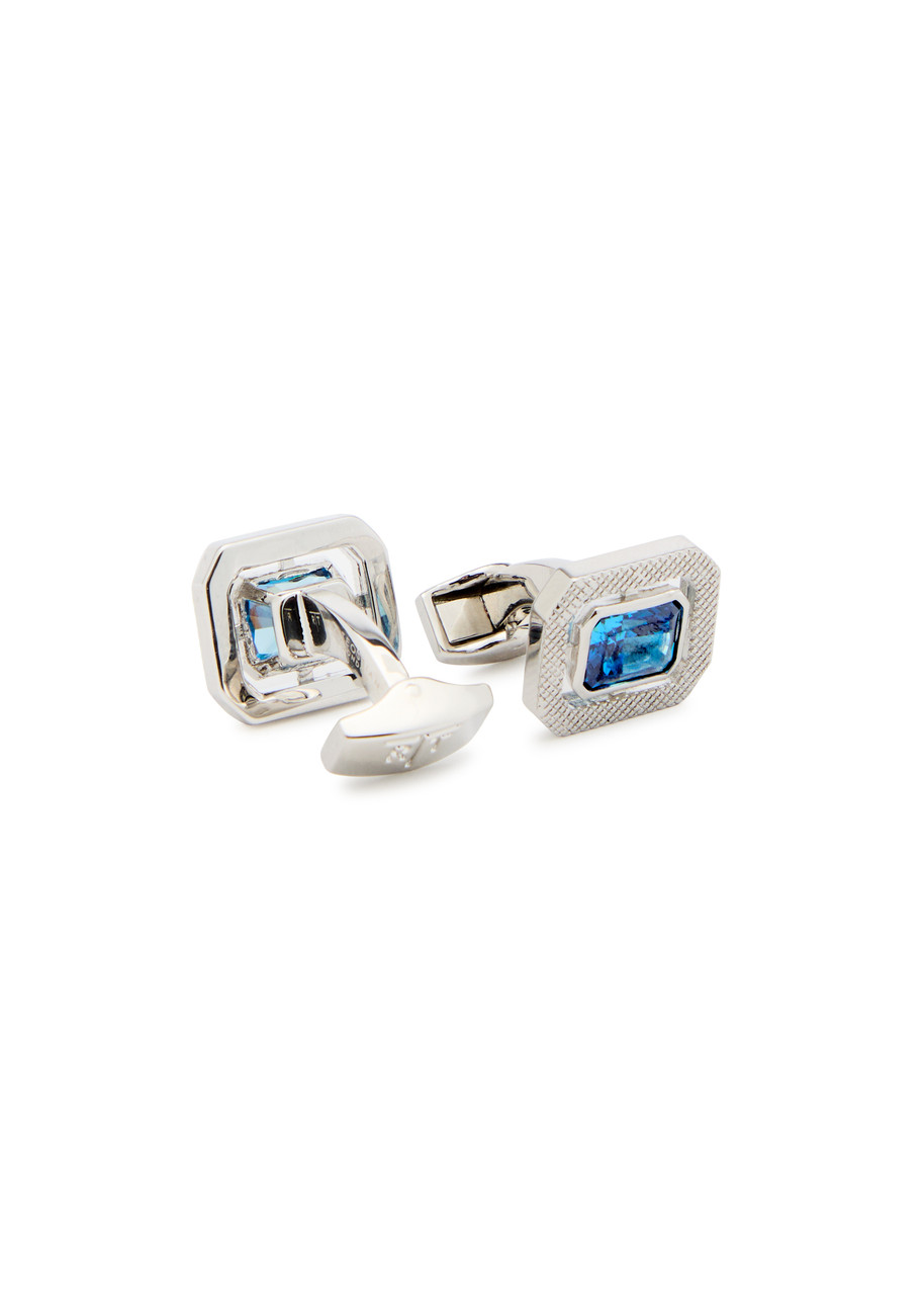 Tateossian Halo Cufflinks - Blue - One Size