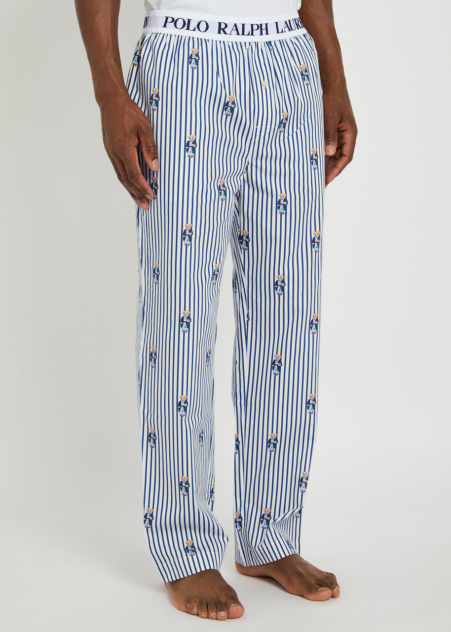 Polo Ralph Lauren Striped Bear-print Pajama Bottoms