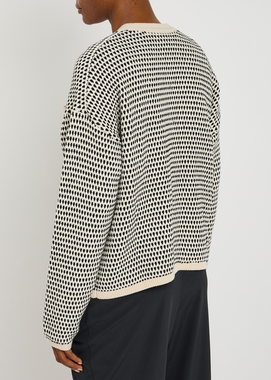  Varley Tidewell Textured Knit Jacket - Cream - Xs (uk6 / Xs) 