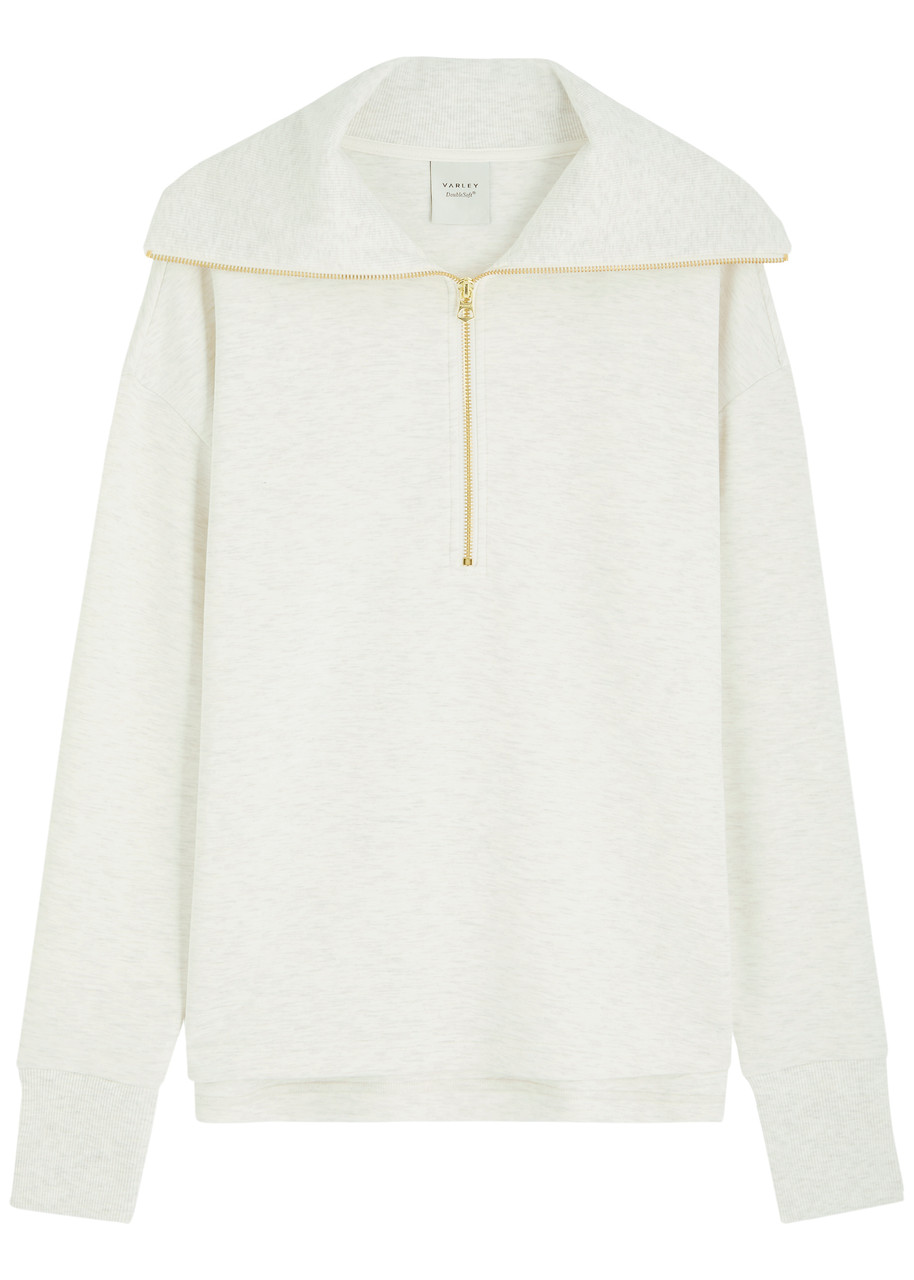 Varley Catherine Half-zip Stretch-jersey Sweatshirt
