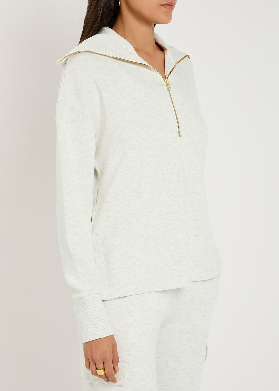 Varley Catherine Half-zip Stretch-jersey Sweatshirt