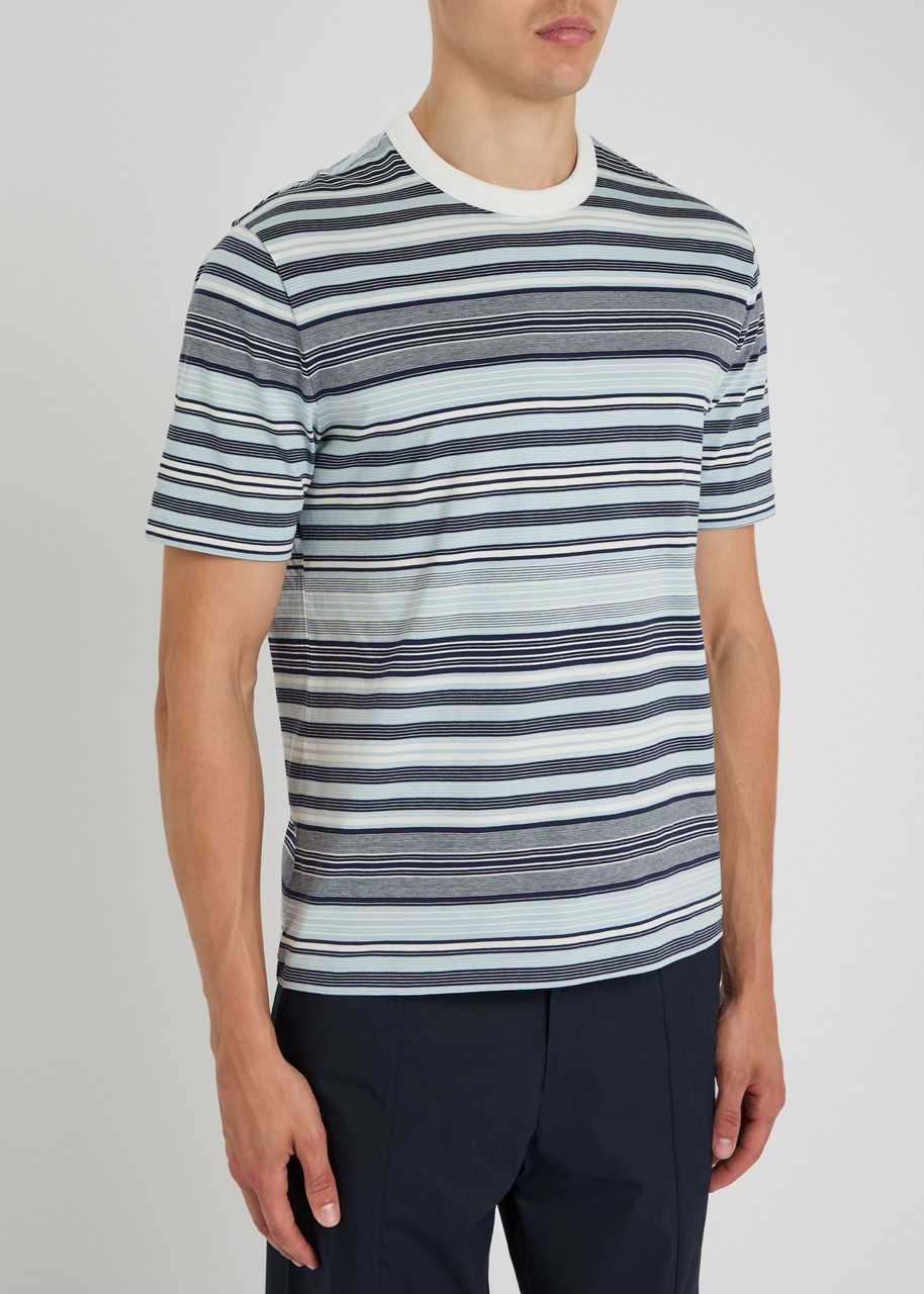 Ps By Paul Smith Ps Paul Smith Striped Cotton T-shirt In Multi