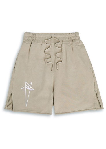 RICK OWENS X Champion logo-embroidered cotton shorts | Harvey Nichols