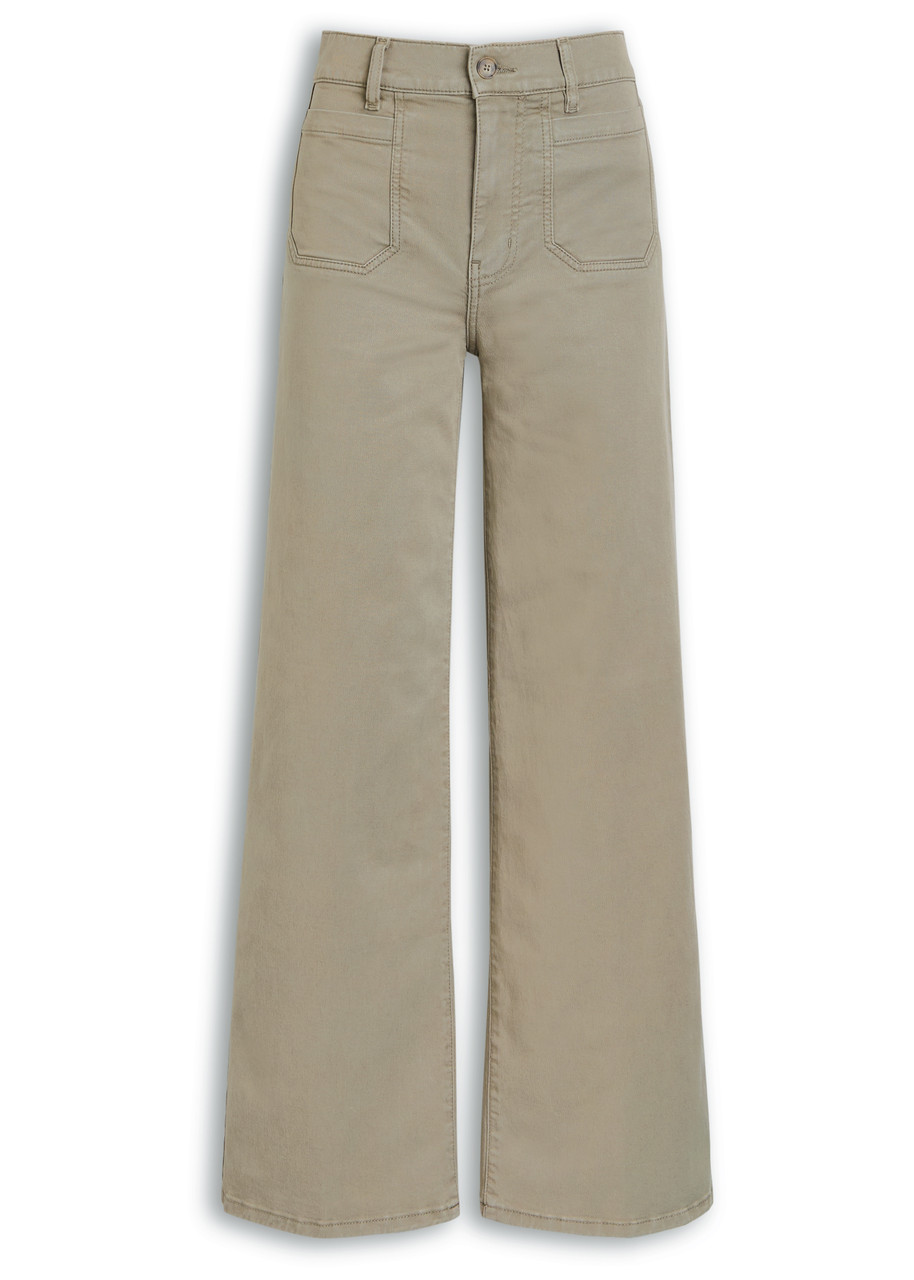 Frame Le Slim Palazzo Patch Pocket High Waist Wide Leg Jeans