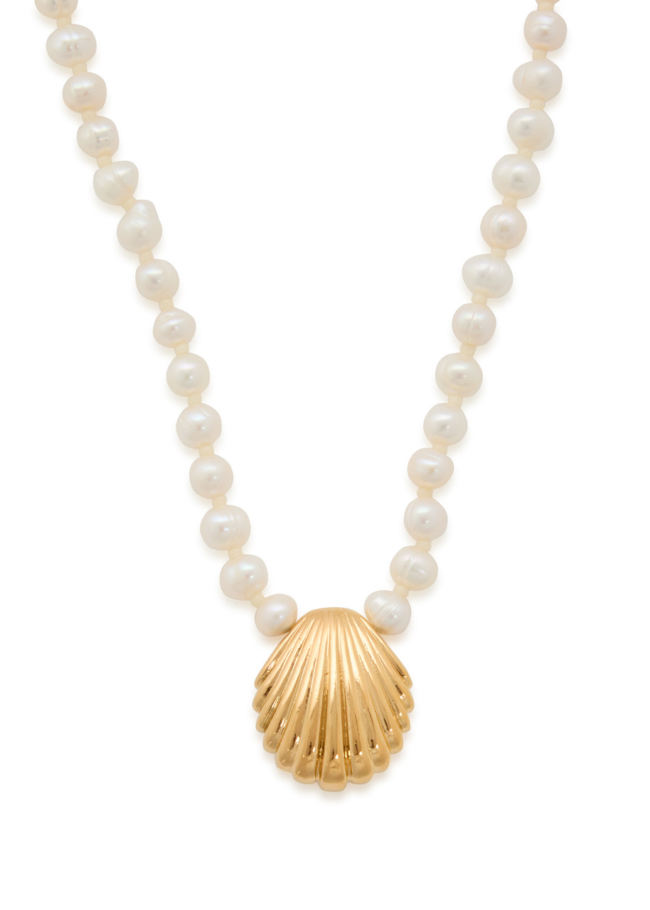 Anni LU Ocean Treasure Beaded 18kt Gold-plated Necklace - Pearl - One Size