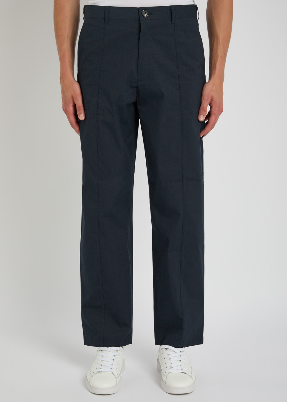 Ps By Paul Smith Ps Paul Smith Cotton-blend Chino Trousers In Blue