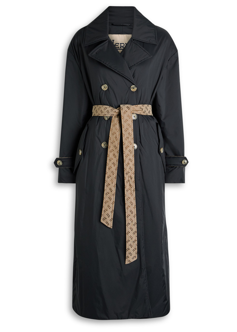 Herno Quilted Shell Trench Coat