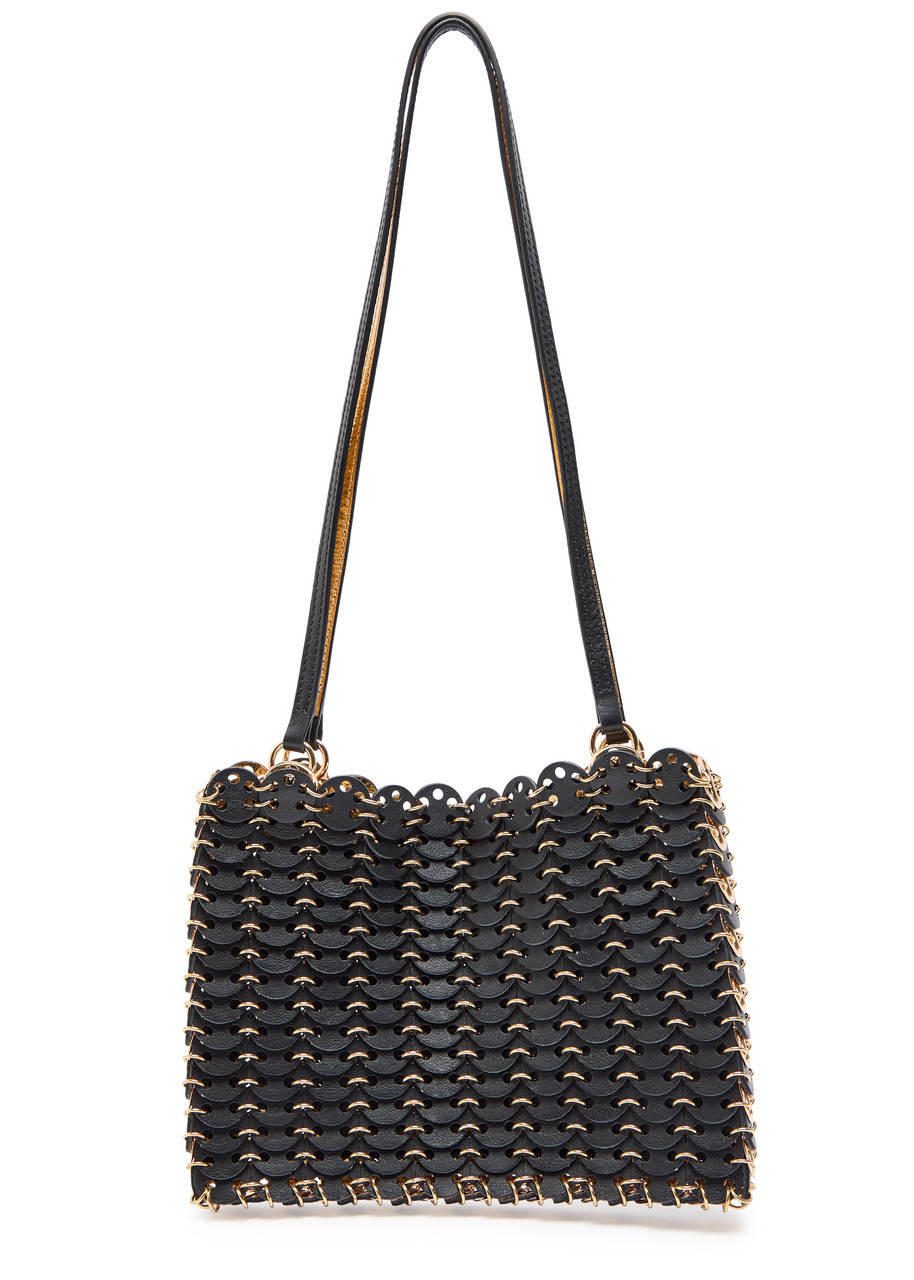 Rabanne 1969 Disc Leather Shoulder bag - Black - One Size