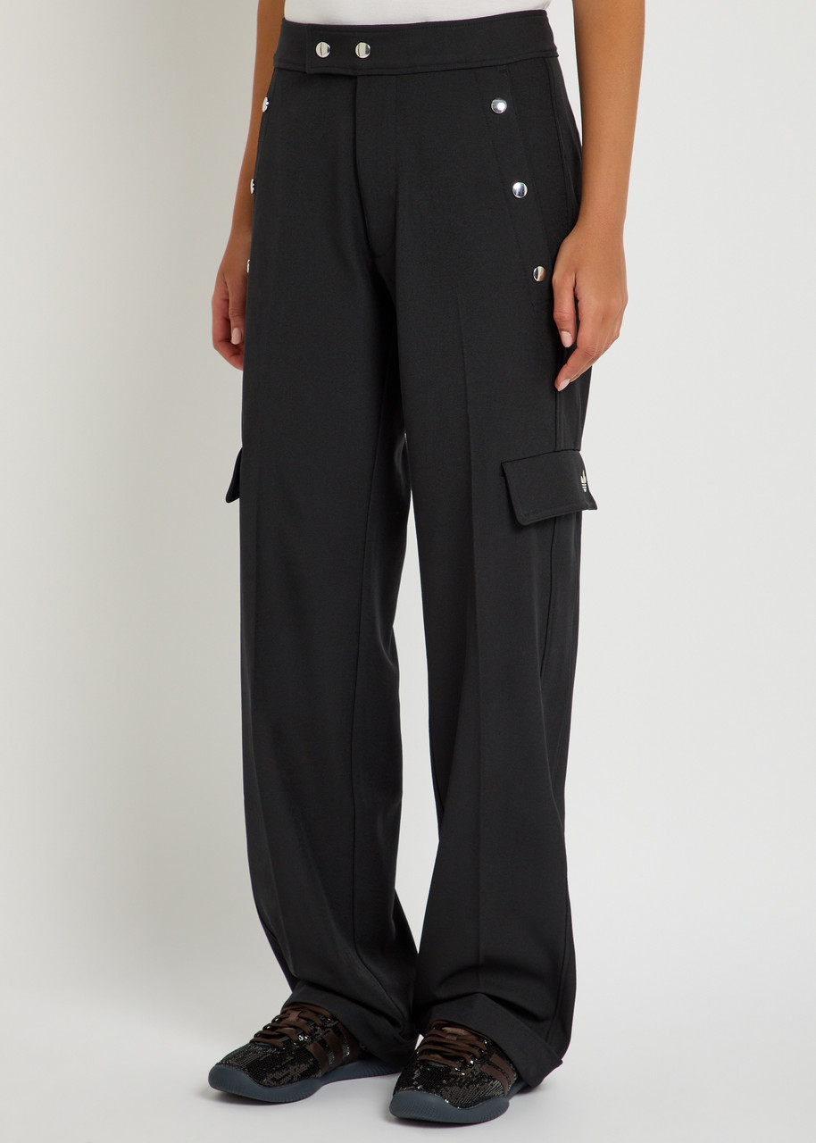 Adidas X Wales Bonner X Wales Bonner Embellished Stretch-twill Trousers