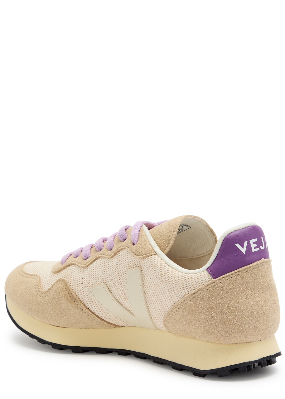 Veja Sdu Colorblock Jute Raffia Runner Sneakers In Neutral