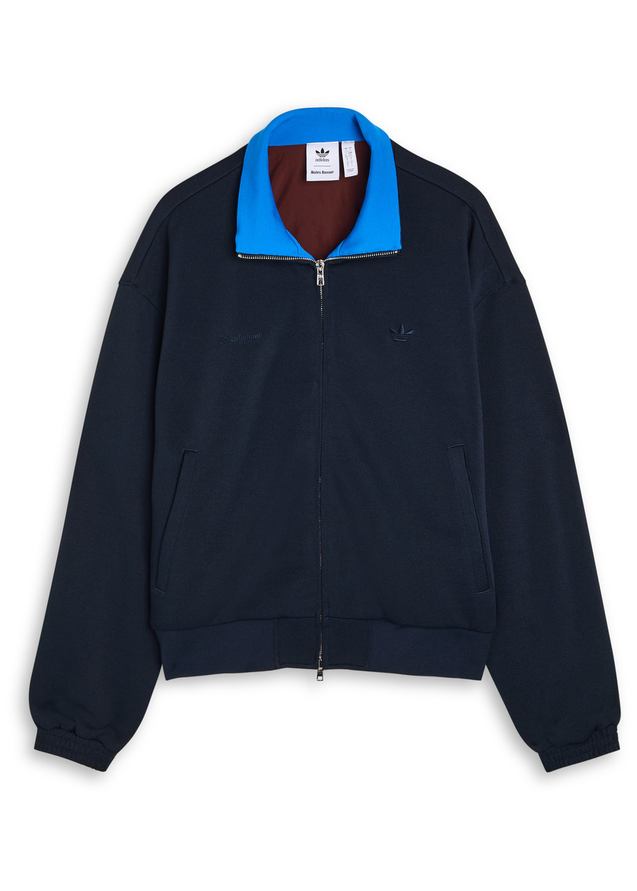 Adidas Originals Adidas X Wales Bonner X Wales Bonner Piqué Jersey Track Jacket In Blue