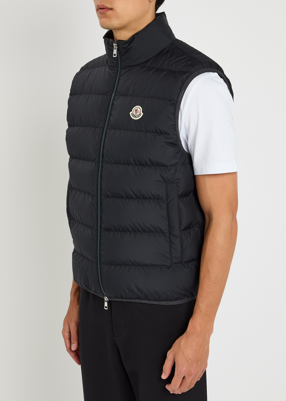  Moncler Contrin Quilted Shell Gilet - Navy - 6 (uk46 / Xxxl) 