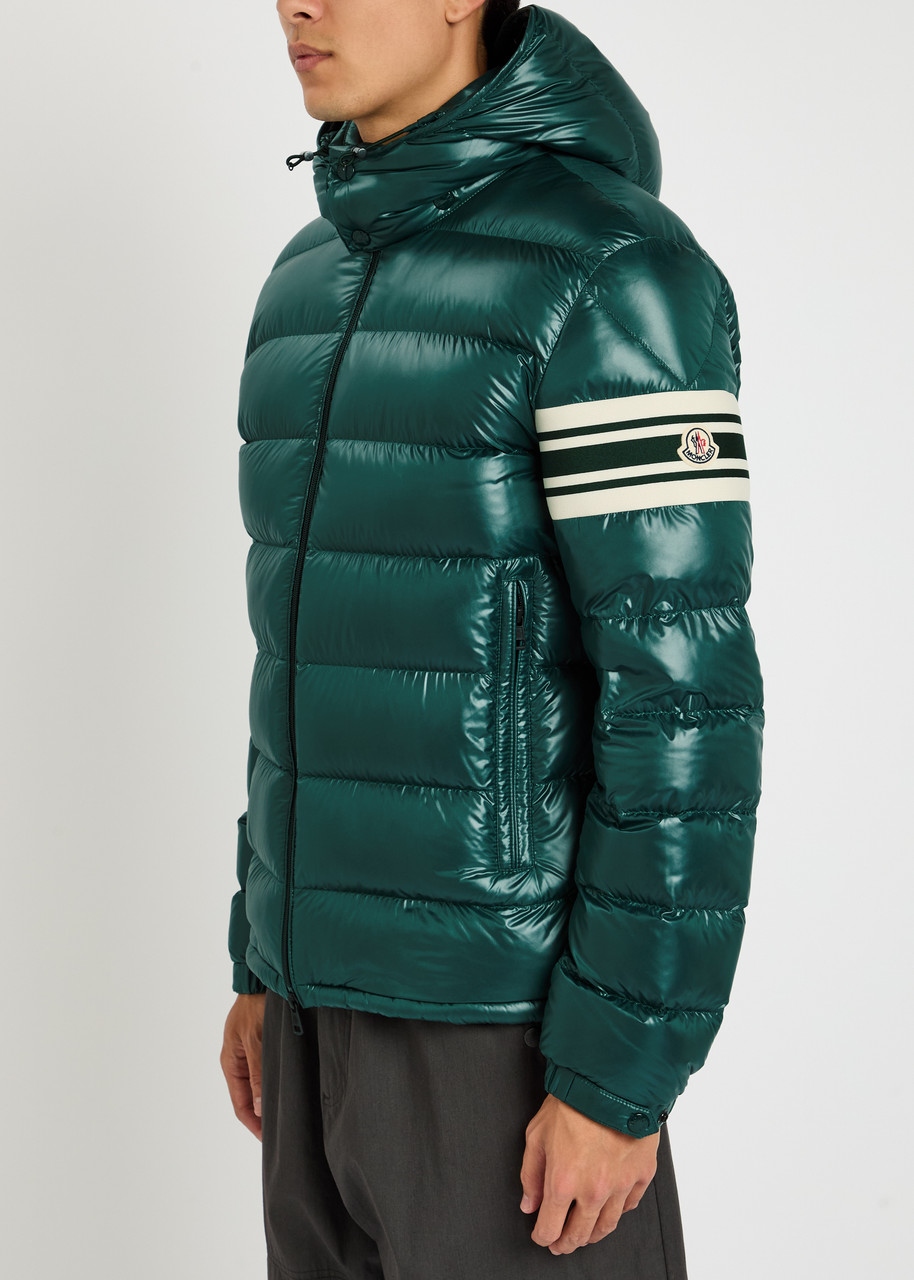 Moncler Landre Padded Shell Jacket In Green