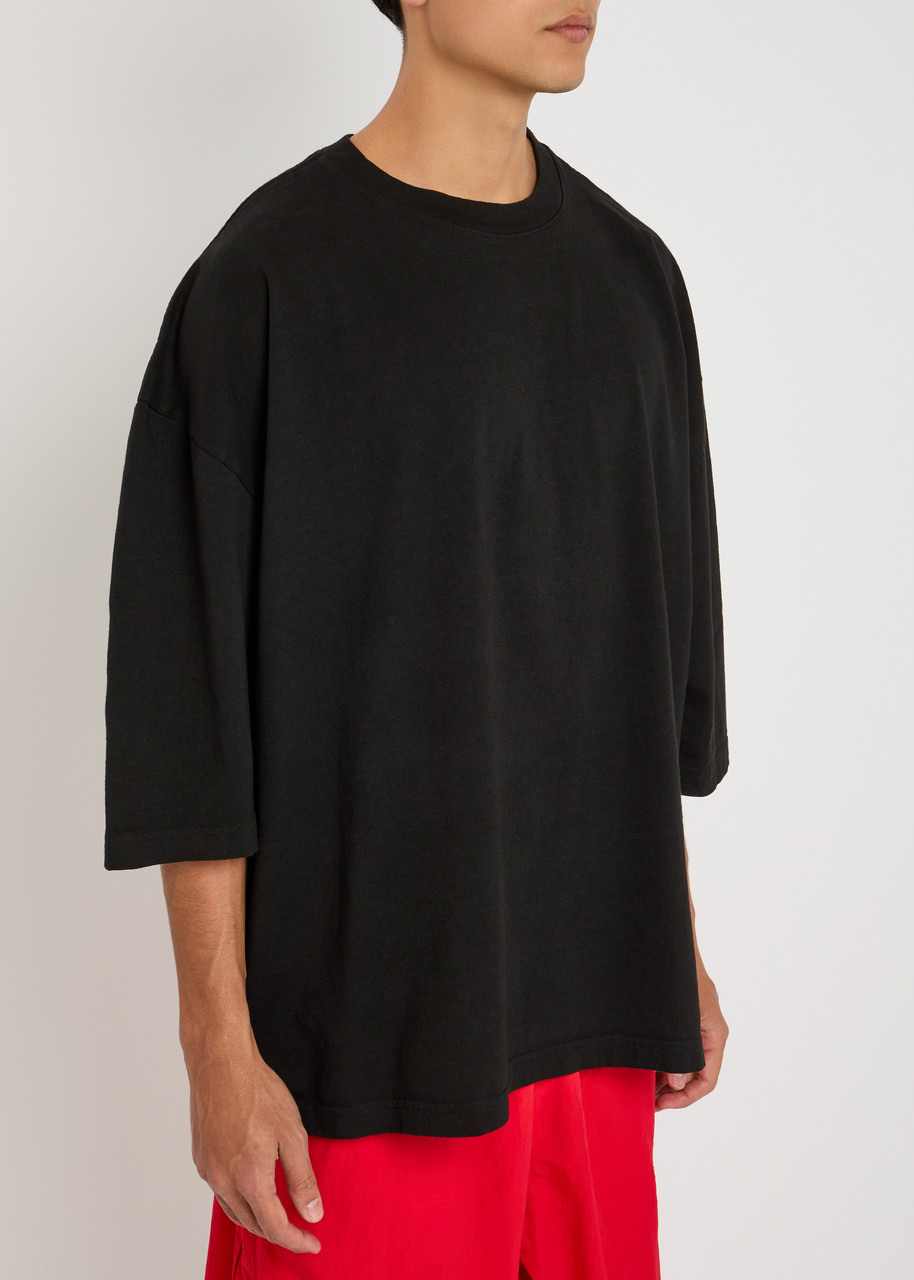 Willy Chavarria Buffalo Cotton T-shirt In Black