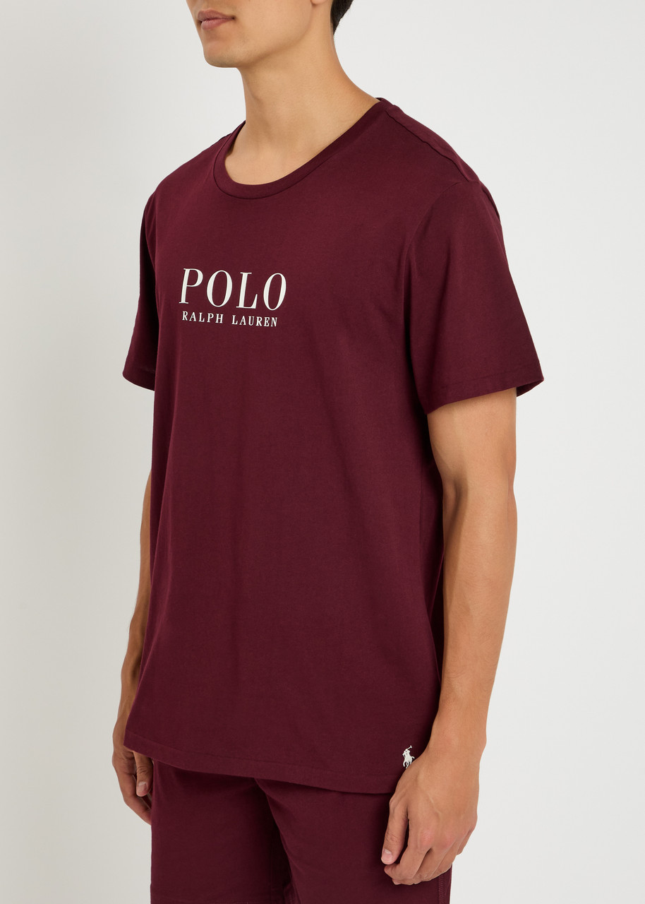 Polo Ralph Lauren Logo-print Cotton Pyjama T-shirt In Red