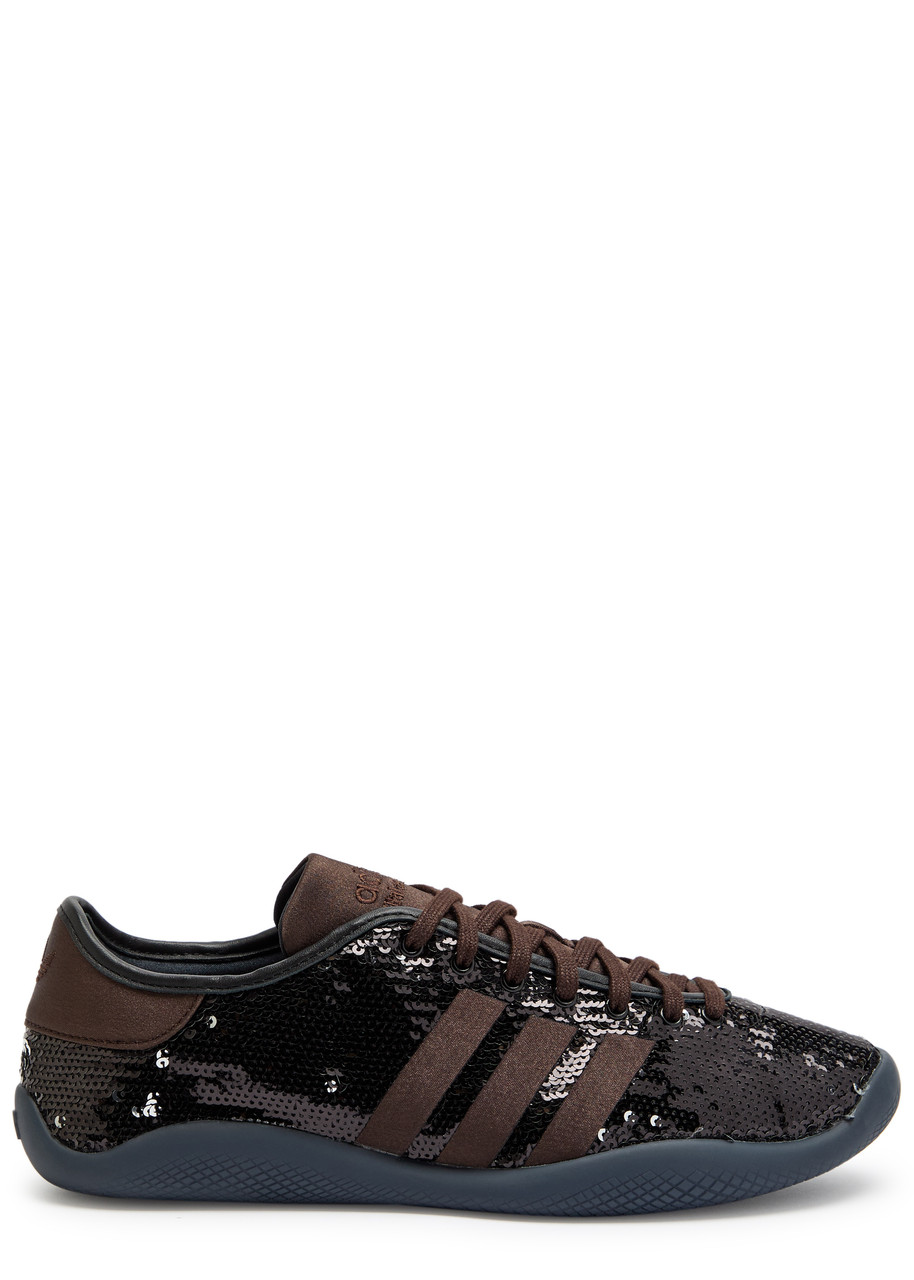 Adidas Originals Adidas X Wales Bonner X Wales Bonner Karintha Sequin Sneakers In Brown