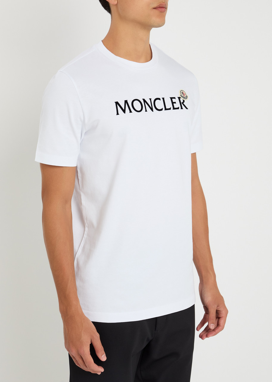 Moncler T-shirt With Flocked Logo