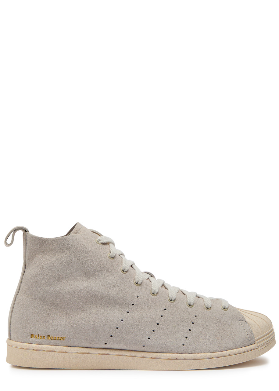 Adidas Originals Adidas X Wales Bonner X Wales Bonner Superstar Brushed Suede Sneakers In Neutral