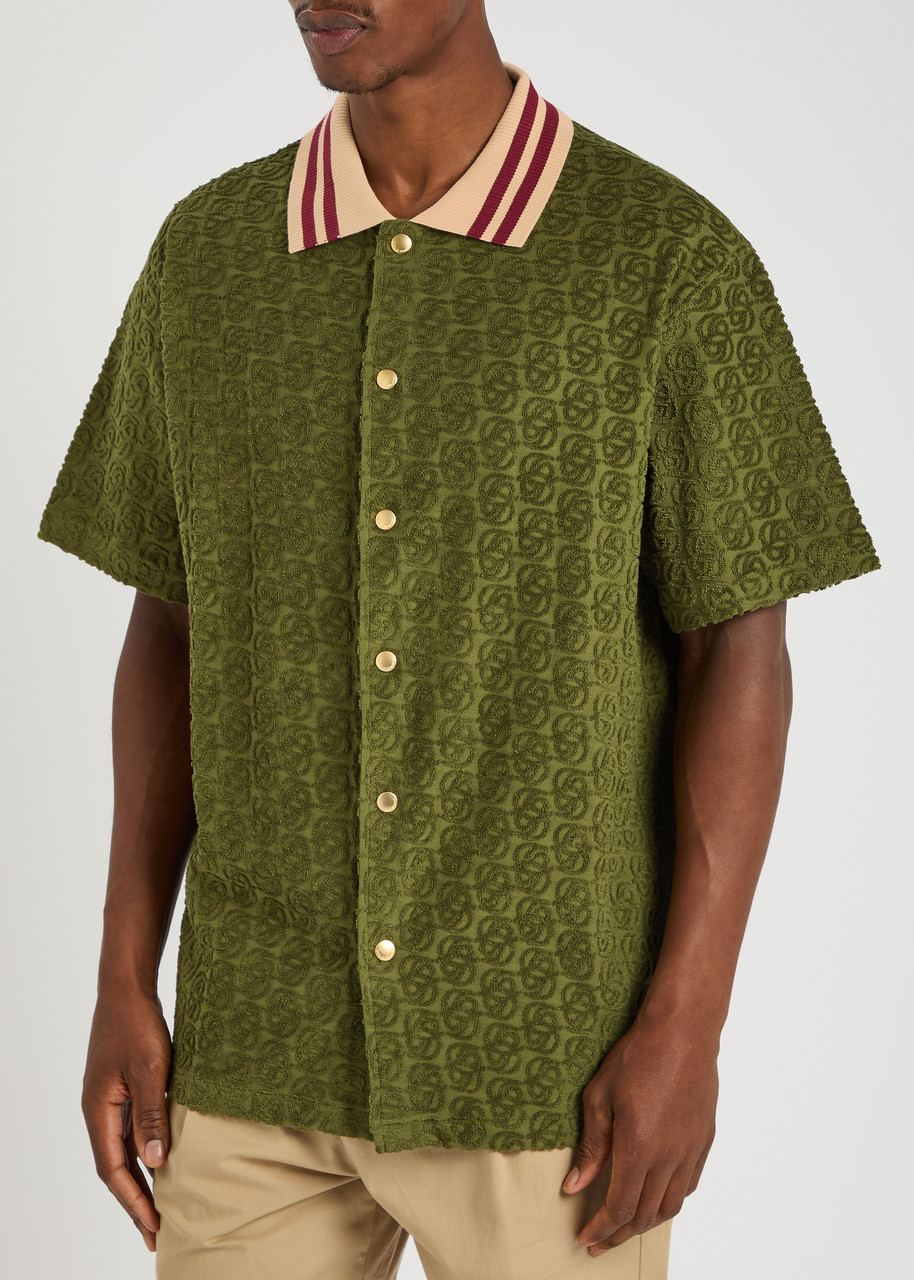 Drôle De Monsieur Drole De Monsieur La Chemise Monogramme In Green
