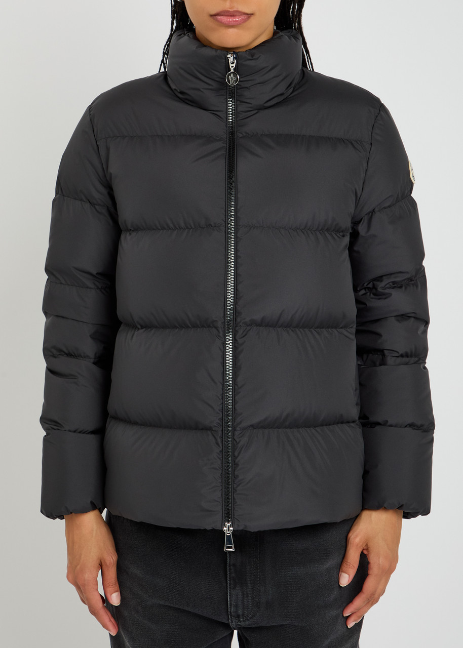 Moncler Mauzun Quilted Shell Jacket In Black