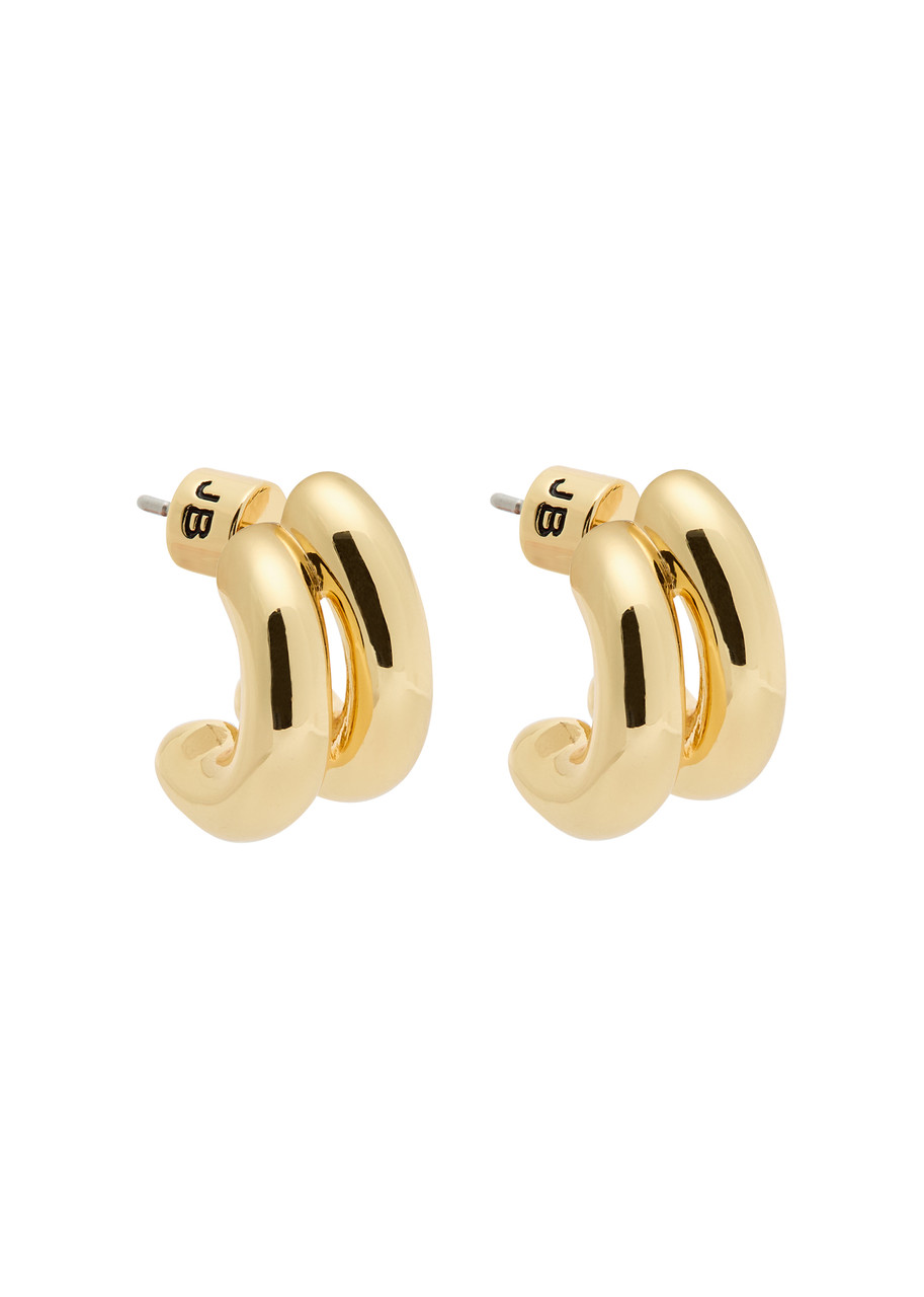Jenny Bird Mini Florence 14kt Gold-plated Hoop Earrings In Gold
