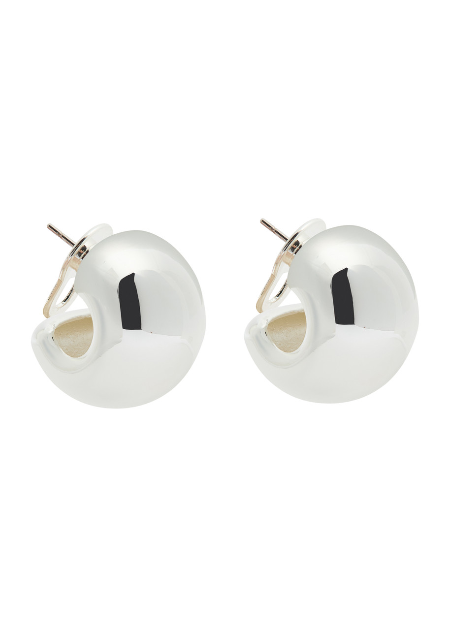 Jenny Bird Gemma Silver-plated Hoop Earrings In Metallic