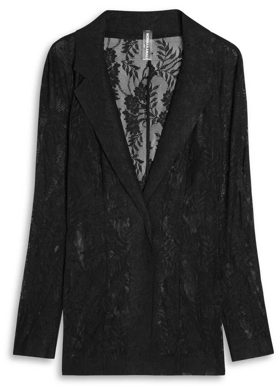 Norma Kamali Classic Single-breasted Jacket In Black