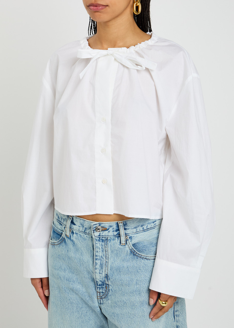 Day Birger Et Mikkelsen Birch Chintz Cotton Shirt In White