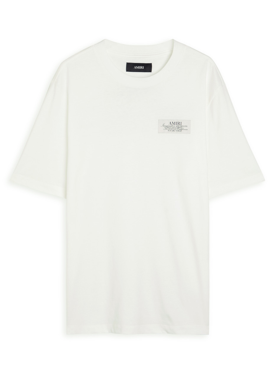 Amiri Spirit Logo Cotton T-shirt - White - XL