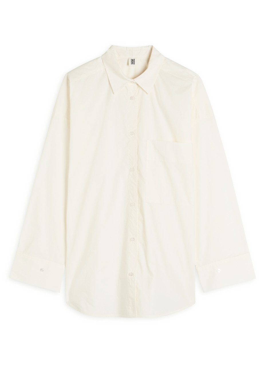 BY Malene Birger Derris Cotton Shirt - White