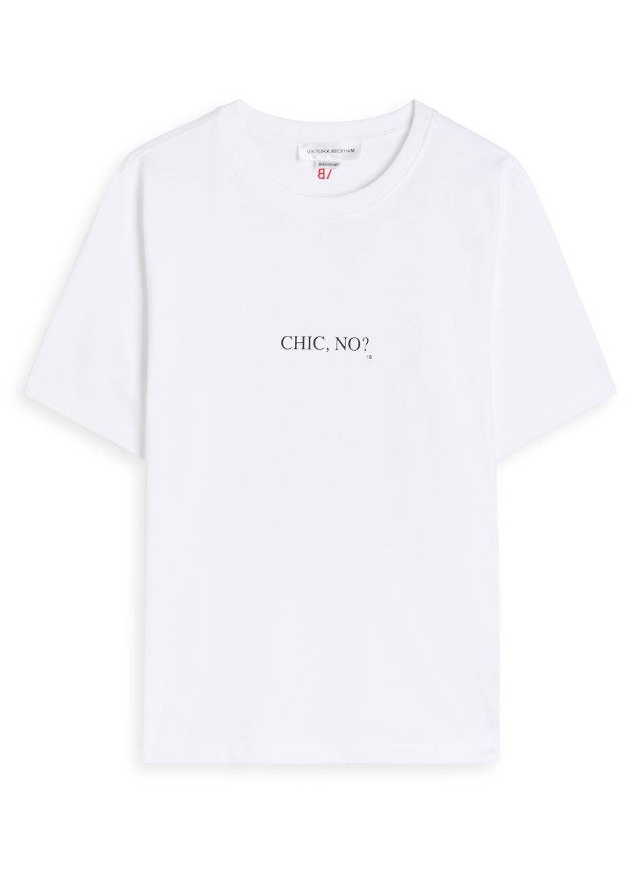 Victoria Beckham Classic Cotton T-shirt - White - L (UK14 / L)