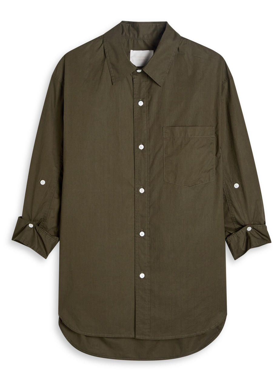 Citizens OF Humanity Kayla Cotton Shirt - Dark Green