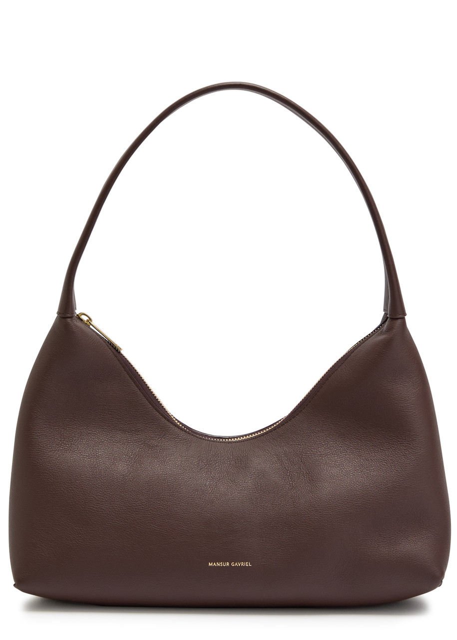 Mansur Gavriel Candy Baguette Leather Shoulder bag - Chocolate - One Size