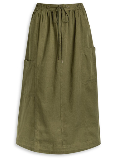 DAMSON MADDER Vika cotton midi cargo skirt | Harvey Nichols