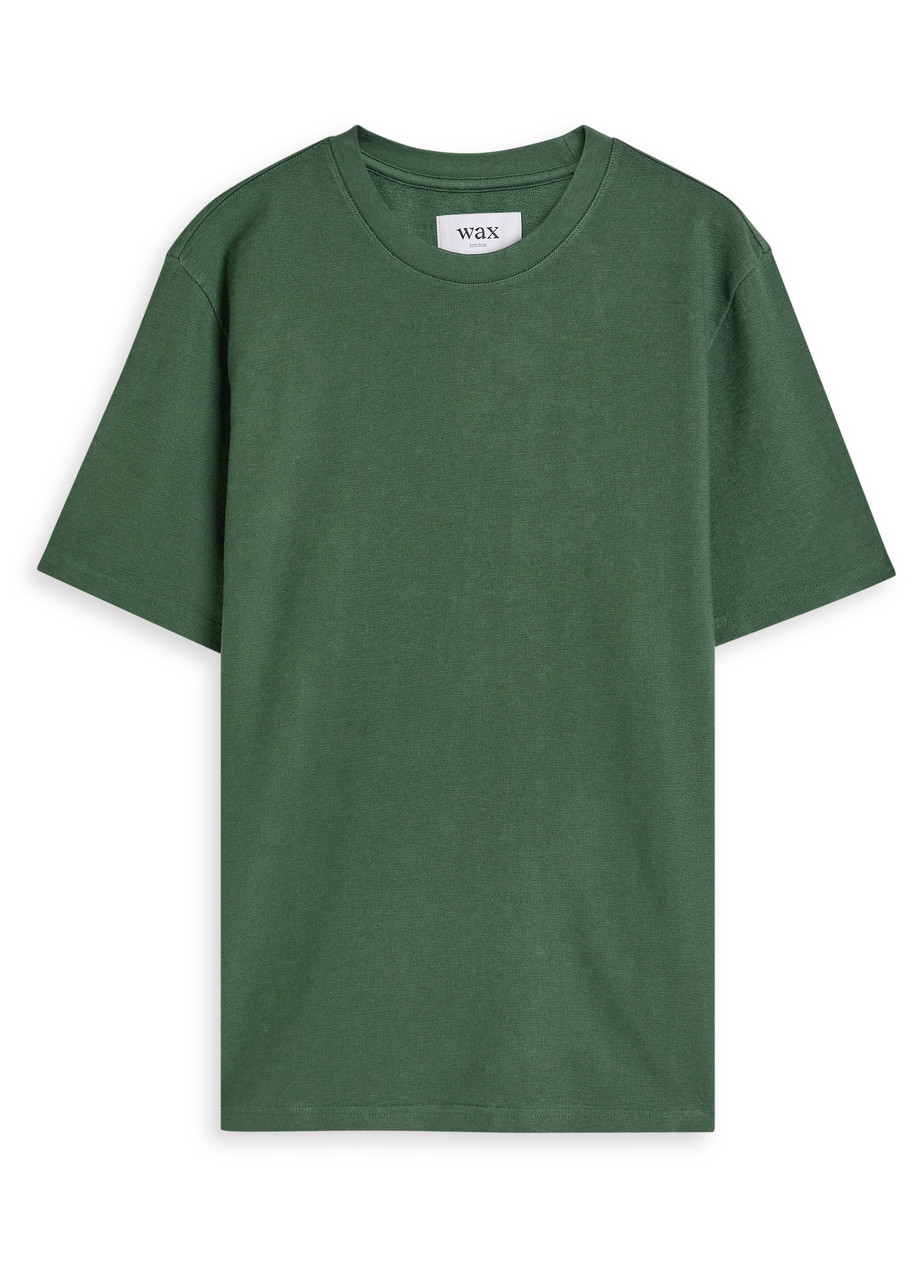Wax London Dean Cotton T-shirt - Dark Green - S