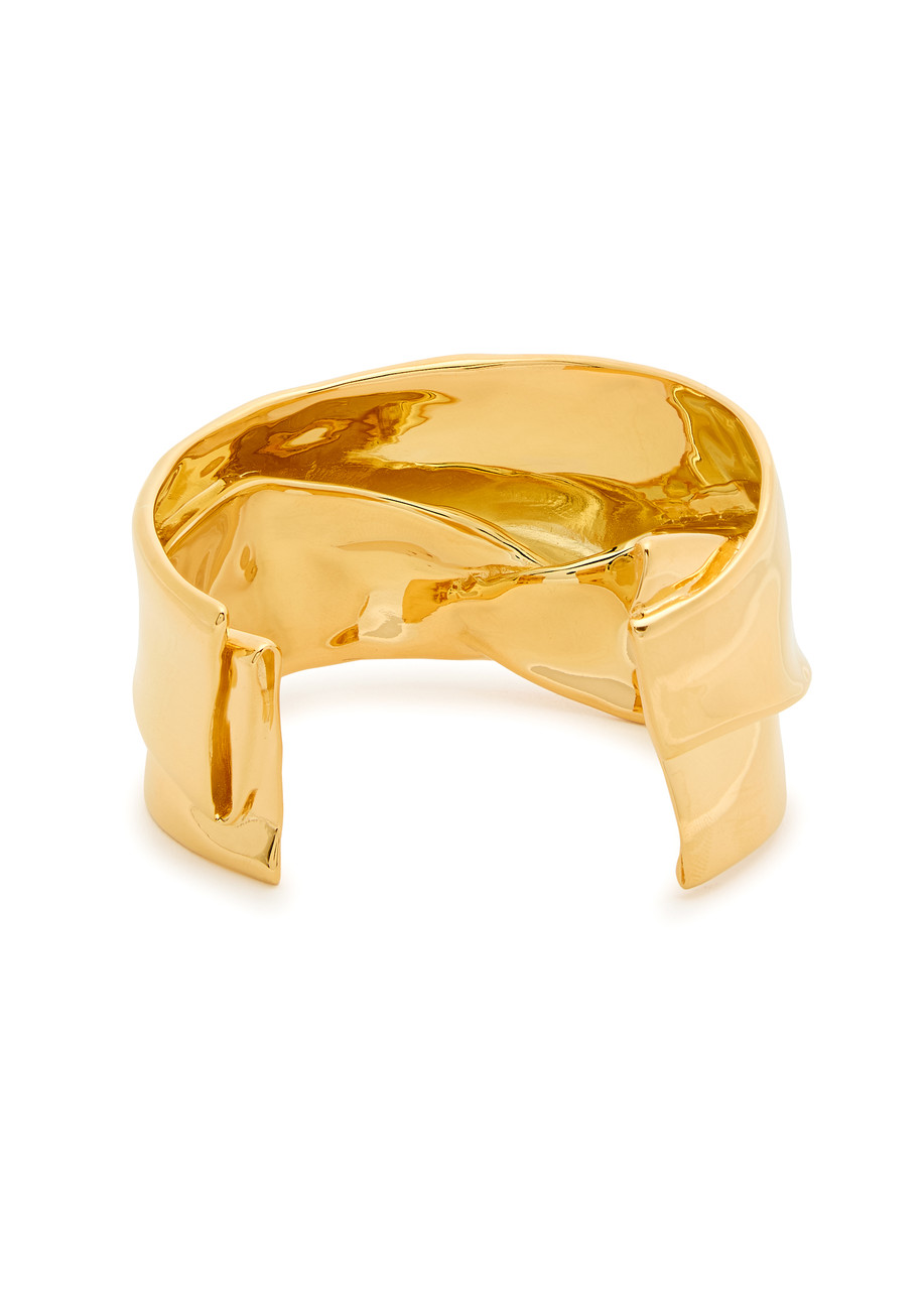  Completedworks Soggy Envelope 18kt Gold-plated Cuff - S 