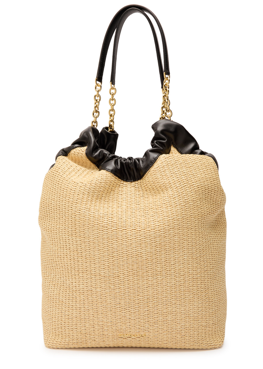 Demellier Miami Raffia Tote