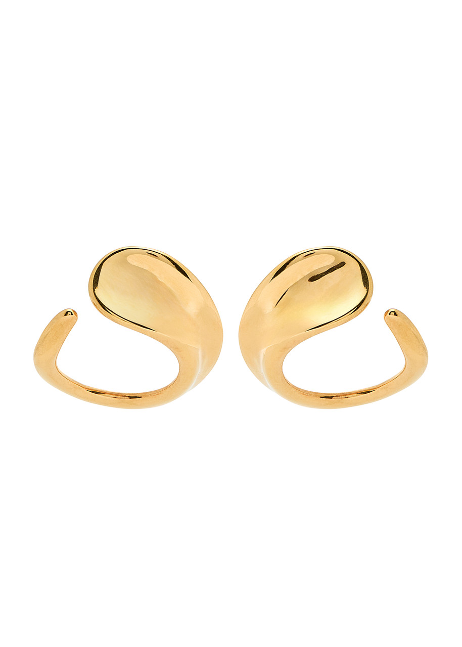 Agmes Marta Sculpted Hoop Earrings