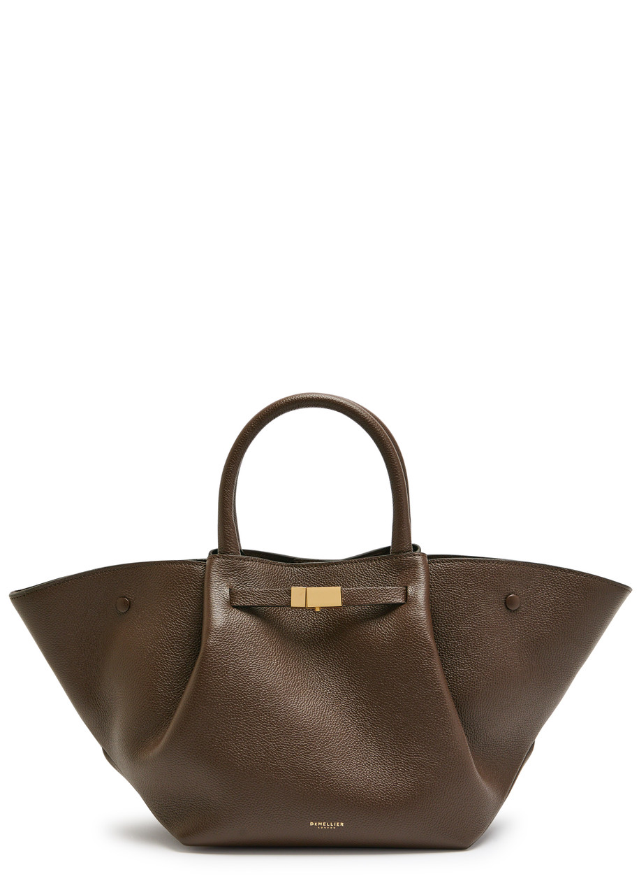 Demellier New York Midi Leather Tote - Brown - One Size
