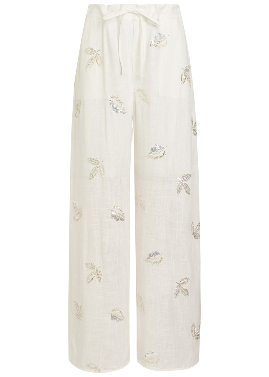 Marques' Almeida Embellished Woven Trousers