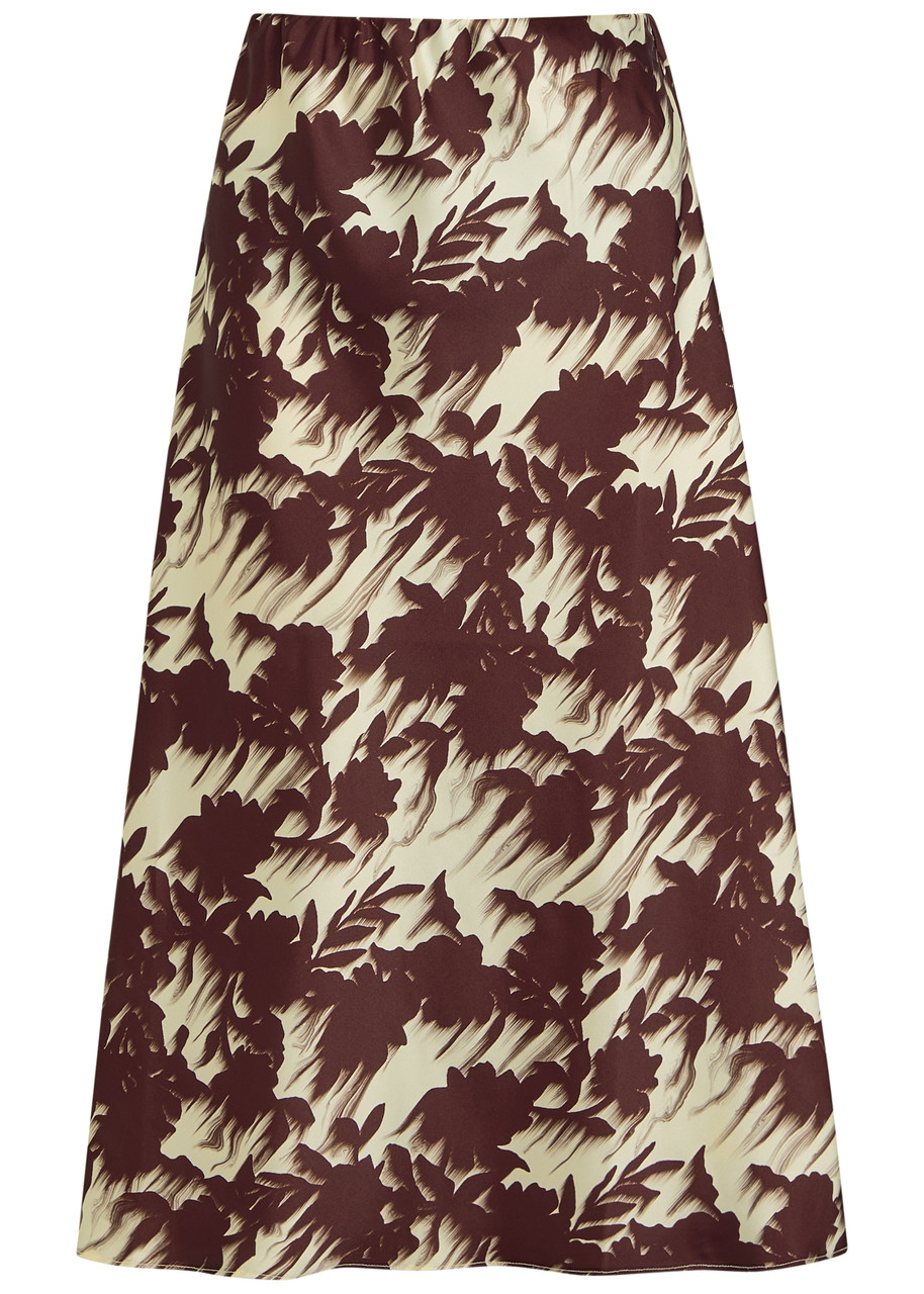 Marques' Almeida Light Weight Drill Satin Midi Slip Skirt