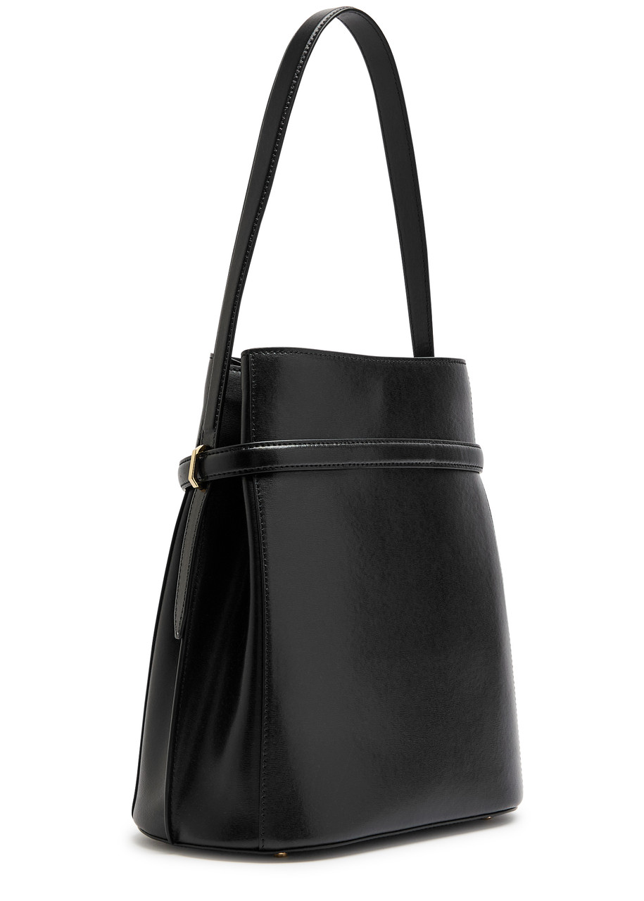 Totême Women Black 'belted' Bucket Bag, Onesize Luxury Bucket Bags For Women Darveys