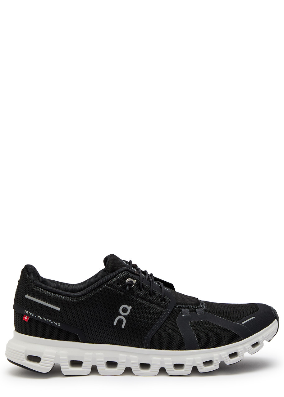 ON Cloud 6 Panelled Mesh Sneakers - Black - 7.5 (IT38.5 / UK5.5)