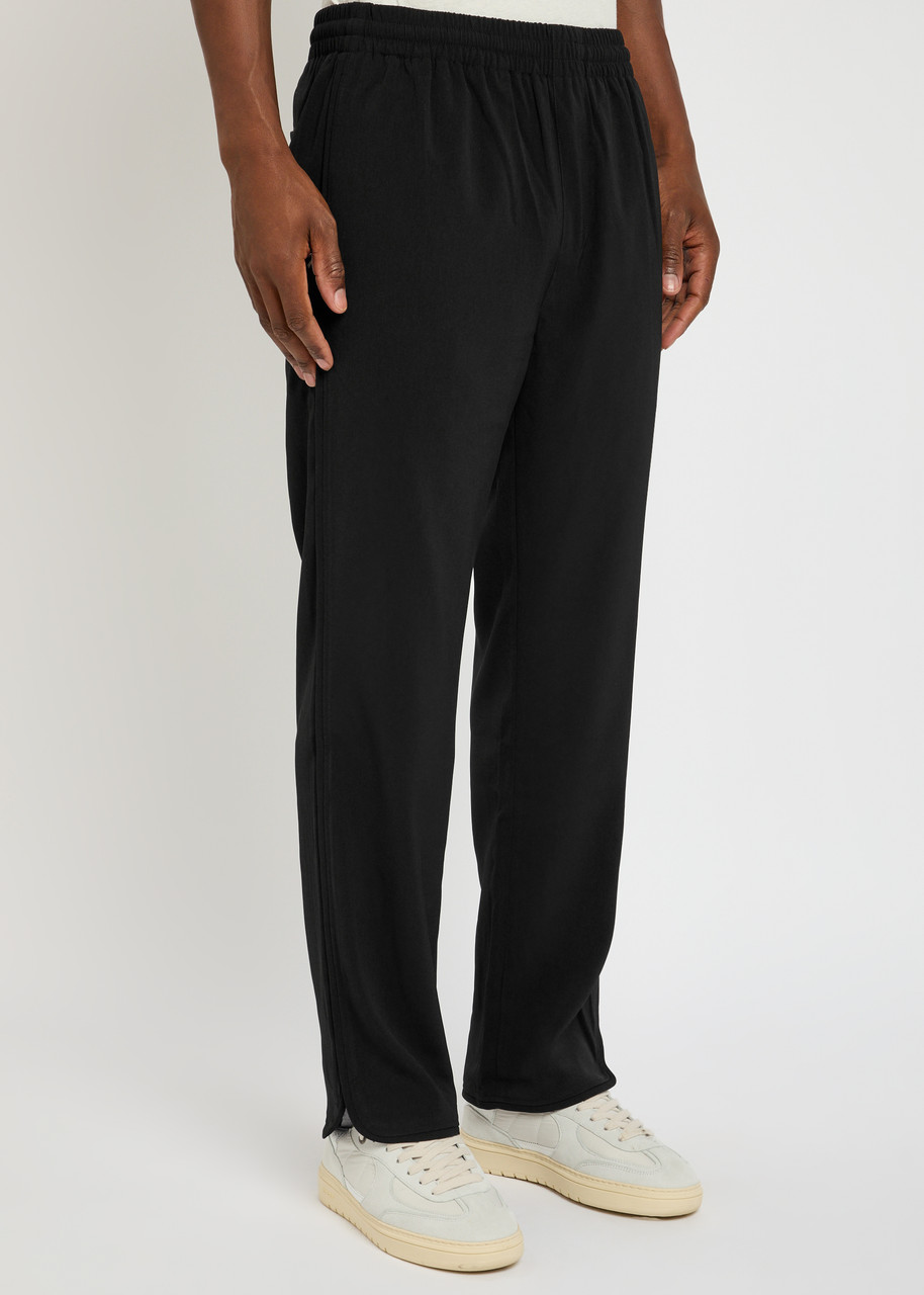 Represent Piped Stretch-jersey Track Pants - Black - M 