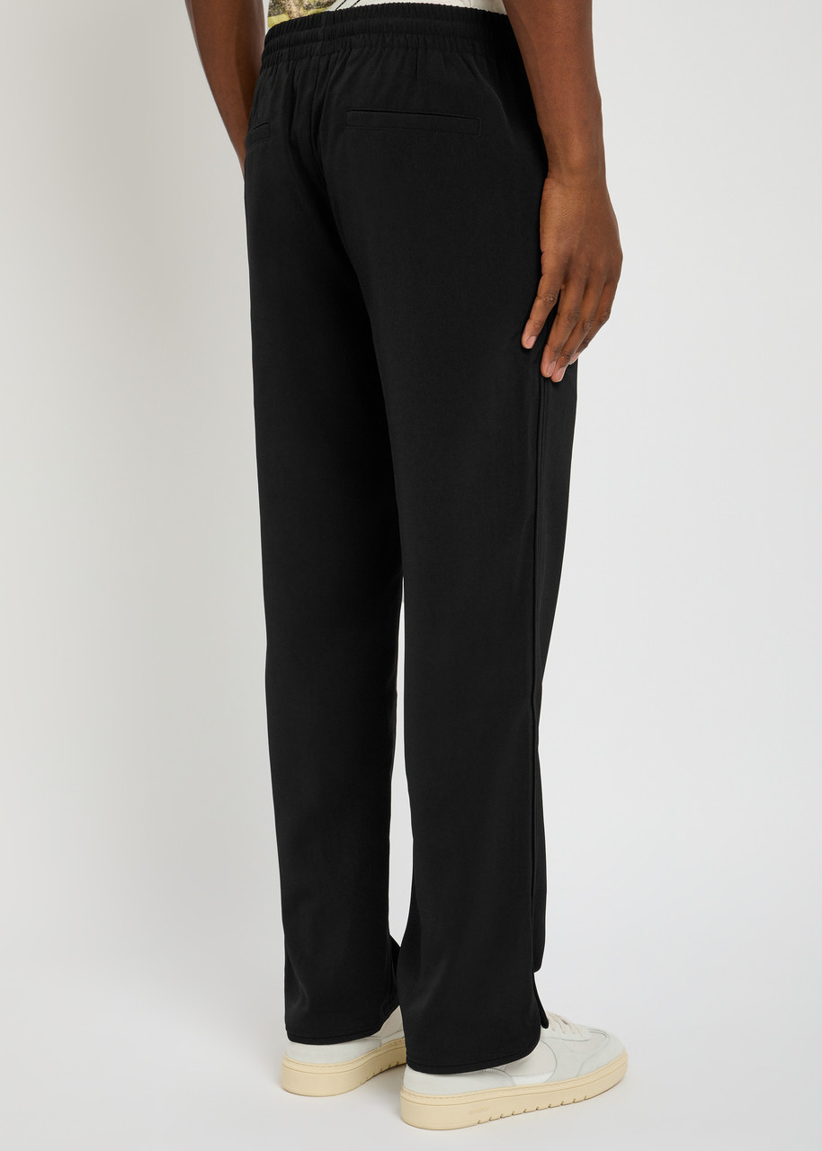  Represent Piped Stretch-jersey Track Pants - Black - M 